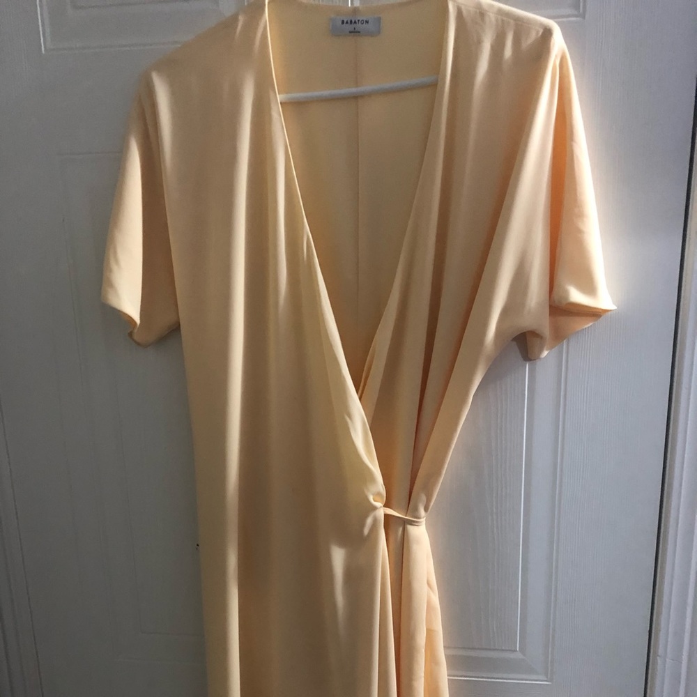 Pastel Yellow Babaton Wallace Dress